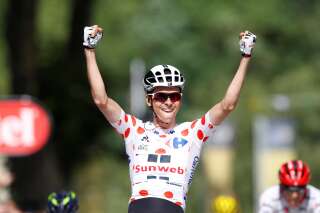 Warren Barguil remporte la 13e étape du Tour de France 2017 le jour du 14-Juillet