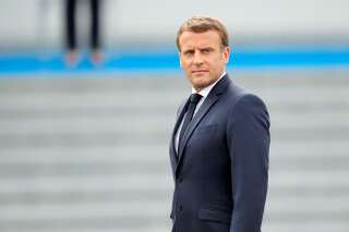 Emmanuel Macron de la cérémonie du 14 juillet à Paris (illustration)
