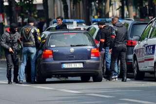 Un contrôle de police réalisé à Paris le 1er mai (photo d'illustration).