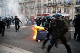 Manifestation contre la réforme des retraites: des incidents à Paris