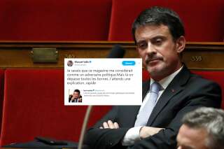 L'humour des Inrocks n'est pas du goût de Manuel Valls