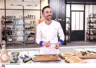 Sébastien Renard en pleine préparation d’une épreuve de “Top Chef”