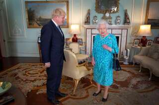 La Reine Elizabeth et Boris Johnson