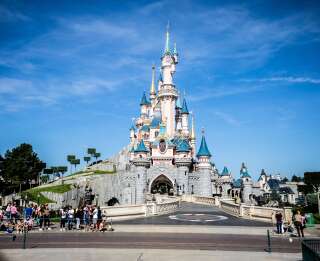 Le château de la Belle au bois dormant à Disneyland Paris, le 14 septembre 2019 à Marne-la-Vallée.