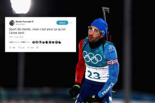 La réaction de Martin Fourcade aux Jeux olympiques d'hiver 2018 après cet échec dit tout de sa déception