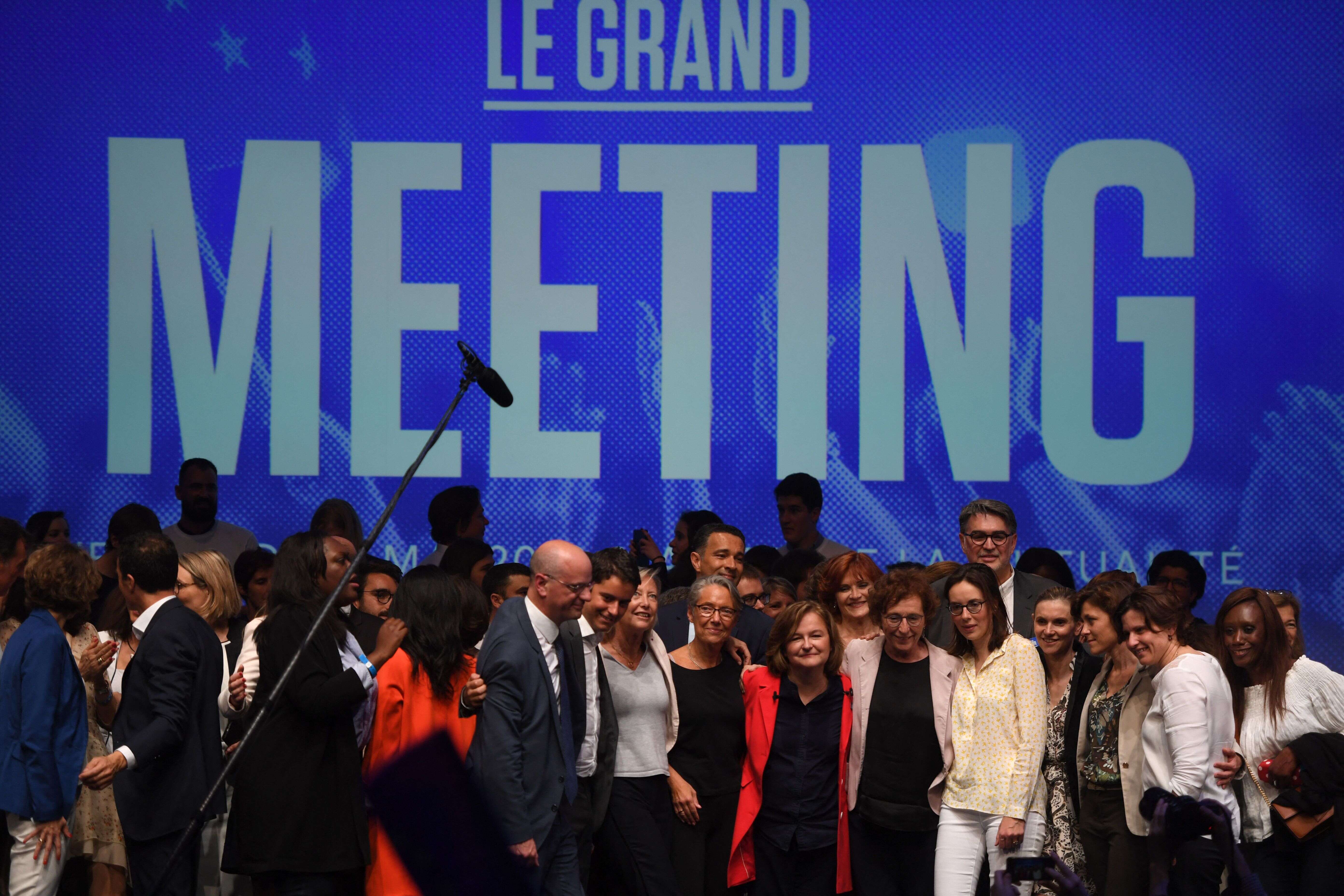 La République En Marche (LREM), lors d'un meeting pour les élections européennes, en mai 2019