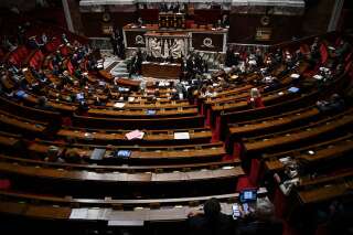 Une vue générale de l'Assemblée nationale à Paris, le 6 octobre 2020.