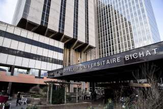 L'hôpital Bichat à Paris où est mort le patient chinois atteint du coronavirus.