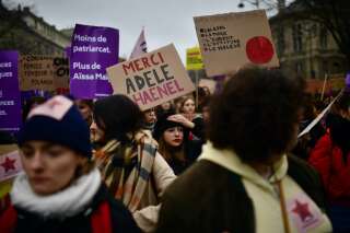 Céline Sciamma et Adèle Haenel étaient les vedettes de la manifestation du 8 mars