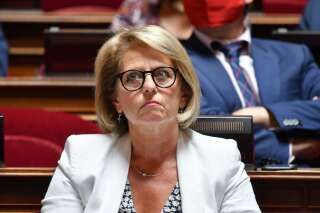 La ministre Brigitte Bourguignon, ici au Sénat en juillet 2020, est candidate dans le Pas-de-Calais.