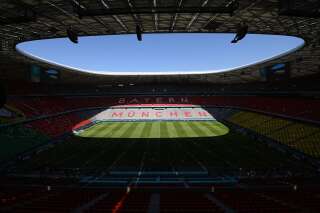 Le stade de Munich, ici lors d'un entraînement de l'équipe du Portugal en marge de l'Euro 2020.