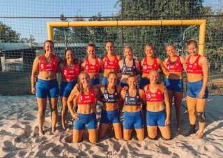 L’équipe féminine de Norvège de beach handball