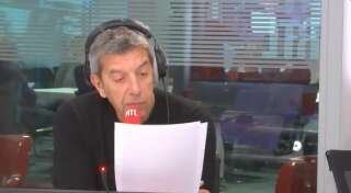 Michel Cymes pousse un coup de gueule contre Dupont-Aignan sur RTL, mardi 10 mars.