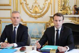 Emmanuel Macron salue François de Rugy et son 