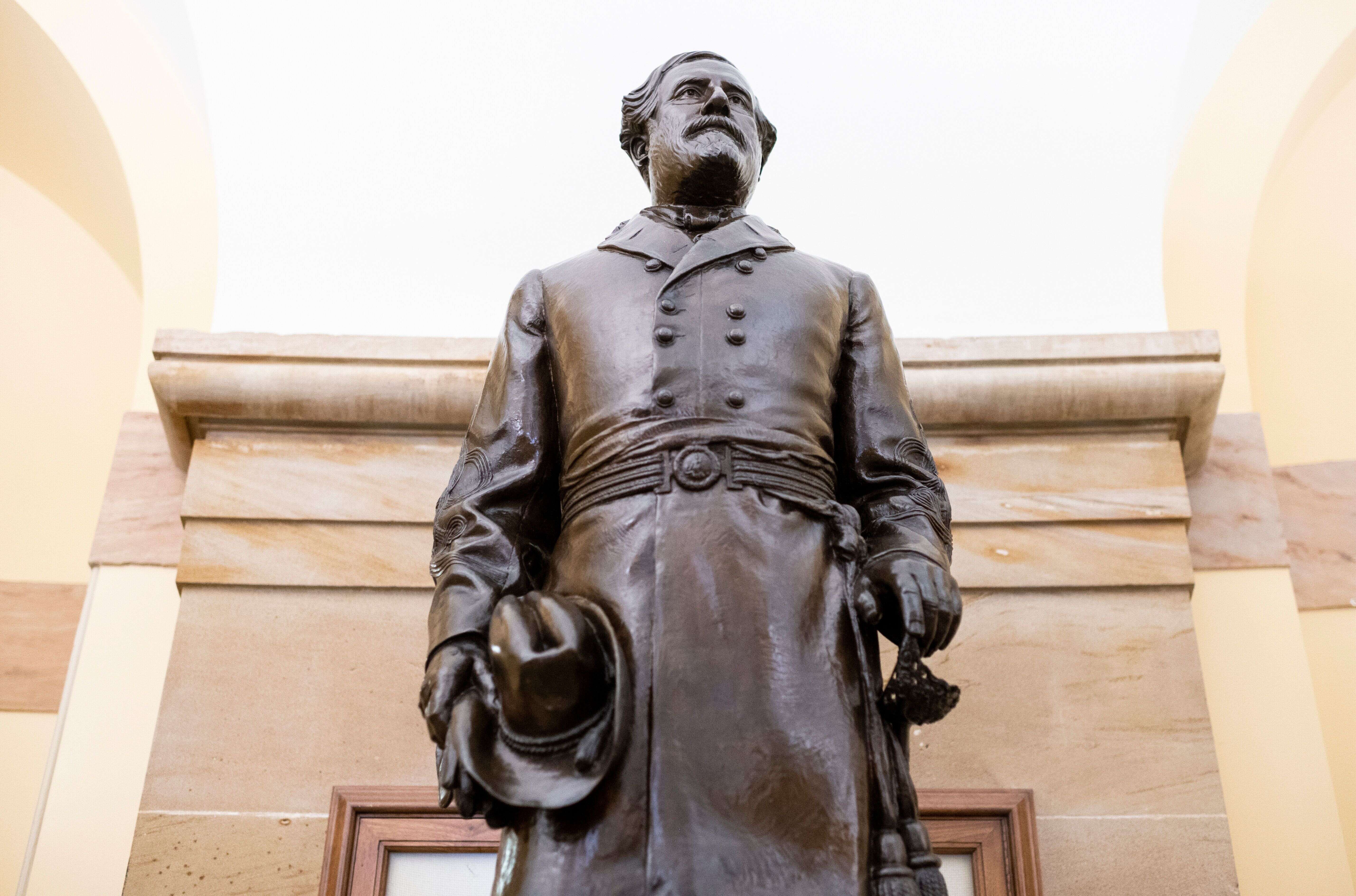 Statue du général confédéré Robert E. Lee, basée au Capitole à Washington