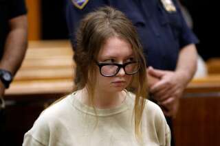 Anna Sorokin lors de son procès à New York le 30 octobre 2018  (AP Photo/Richard Drew, File)