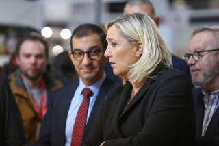 Jean Messiha et Marine Le Pen au Salon du Made in France à Paris en novembre 2019.