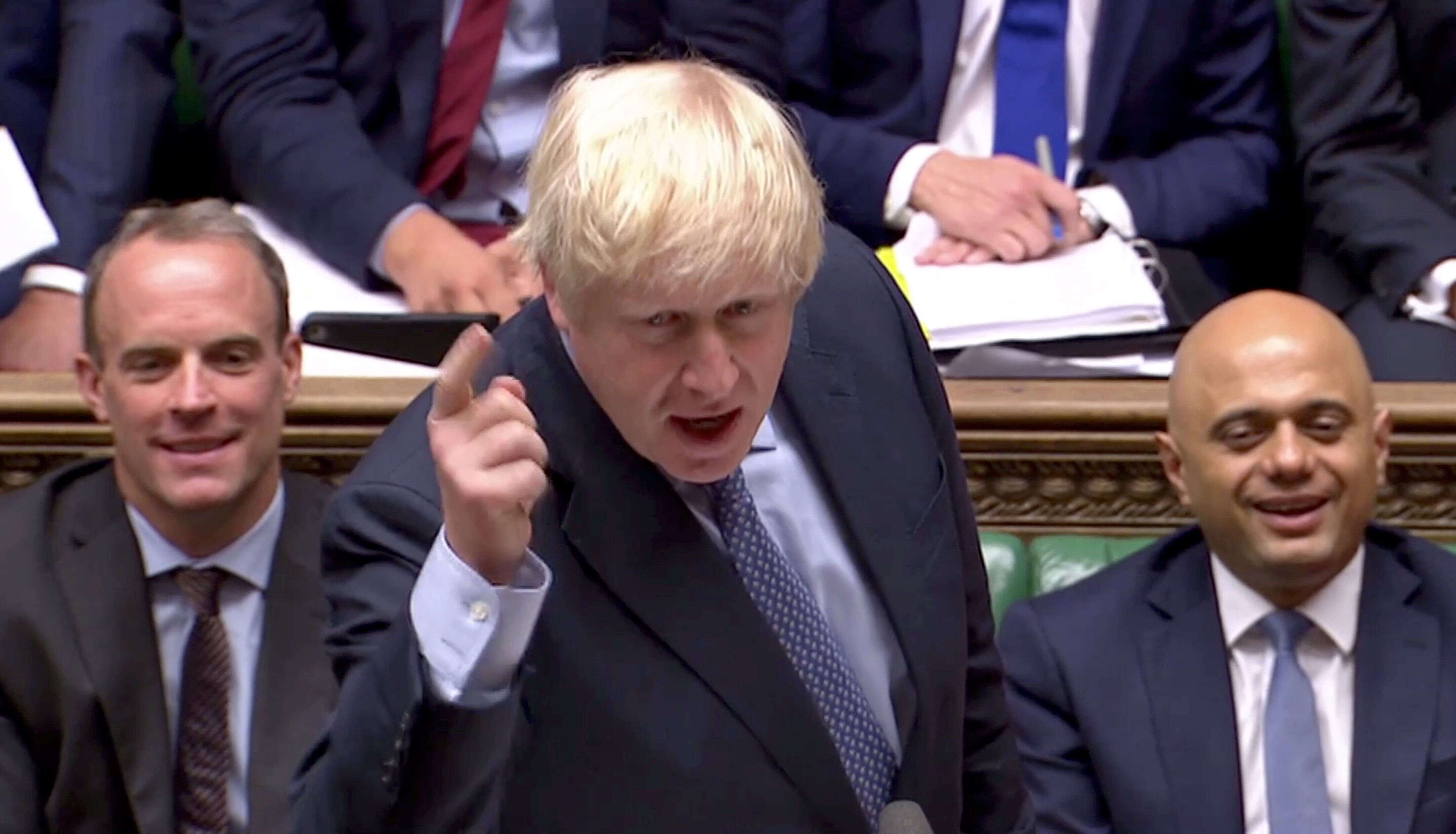 Boris Johnson, ici le 4 septembre au parlement britannique, a subi deux revers importants sur l'épineux dossier du Brexit.