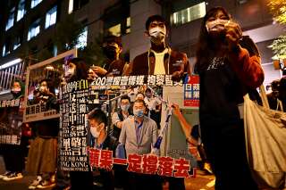 C'est notamment à cause de la répression menée par la Chine à Hong Kong que le nombre de journalistes emprisonnés a bondi en 2021, selon Reporters sans frontières.