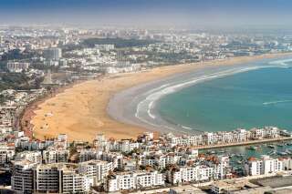 Une vue aérienne d'Agadir au Maroc où a été arrêté un homme dans cette affaire le 15 janvier 2022 (photo d'illustration)