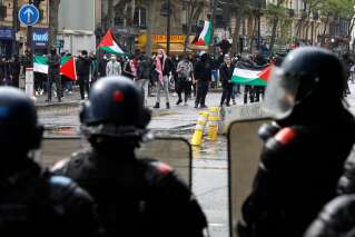 Paris: 45 personnes en garde à vue après la manifestation pro-palestinienne interdite