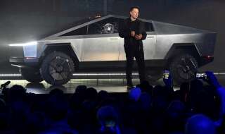 Elon Musk lors de la présentation de son 