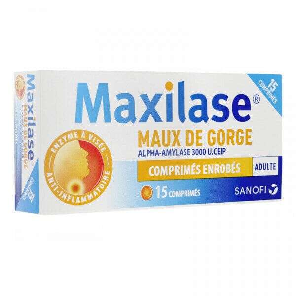 Les risques en ce qui concerne le Maxilase et autre comprimés semblables sont liés à de possibles réactions allergiques.