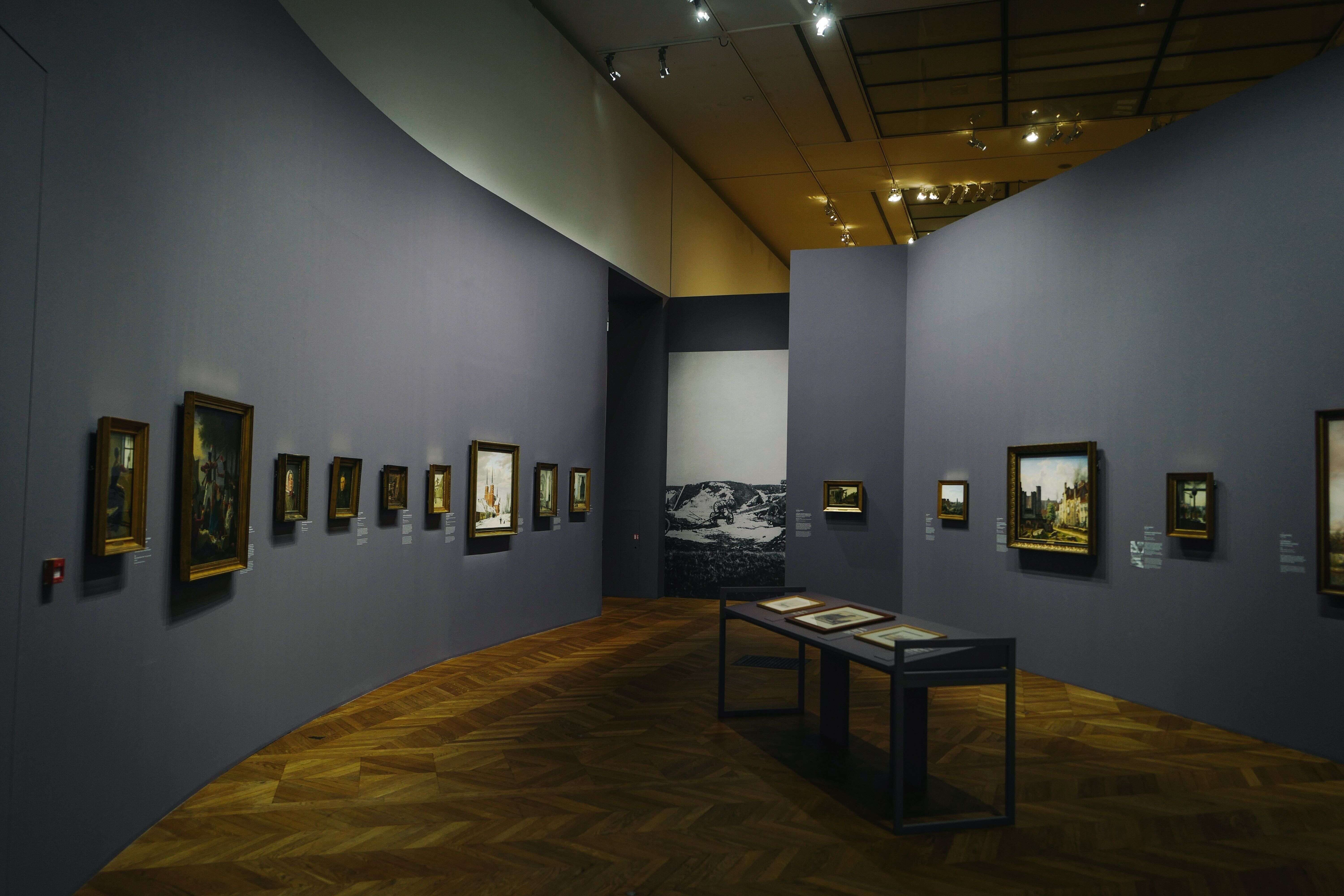 Au Petit Palais, à Paris, lors de l'exposition L’Âge d'or de la peinture danoise, le 18 septembre 2020