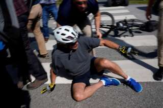 Joe Biden chute à vélo dans le Delawara, sans dommage