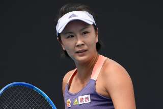 Peng Shuai, ici lors du premier tour de l'Open d'Australie à Melbourne, en Australie, le 21 janvier 2020.