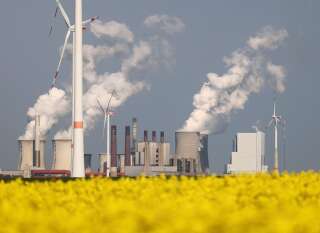 Pour pallier le manque de gaz russe, l'Allemagne a pris la décision de relancer ses centrales à charbon pour produire de l'énergie. Une mauvaise nouvelle pour l'environnement (photo d'illustration prise le 3 mai à Erkelenz, en Rhénanie-du-Nord-Westphalie).