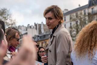 Julia Boyer sur la place de la République à Paris le 9 avril 2019.