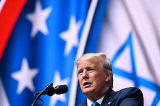 Donald Trump, ici lors d'un discours au sommet national du Conseil israélien américain à Hollywood, en Floride, le 7 décembre 2019.
