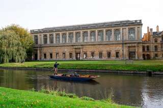 La bibliothèque de Wren de l'Université de Cambridge, le 14 Octobre 2020.