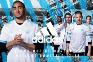 Voici les maillots de l'Olympique de Marseille, siglés Adidas, pour 2017-2018