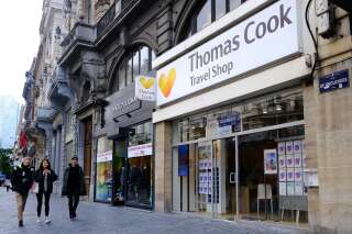Brussels, Belgium. 23th Sep. 2019. The frontage of Thomas Cook Travel Agent shop.