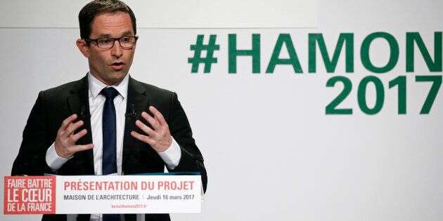 Benoît Hamon a présenté son programme présidentiel ce jeudi 16 mars.