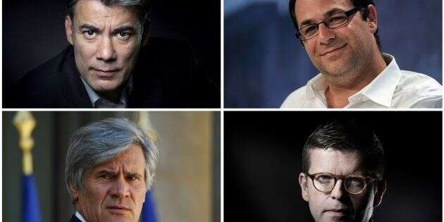 Olivier Faure, Stéphane Le Foll, Emmanuel Maurel et Luc Carvounas débattent ce 7 mars 2018.