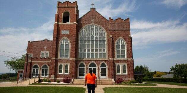 Une église à Mohrsville en Pennsylvanie, où une enquête a révélé les abus sexuels de 300