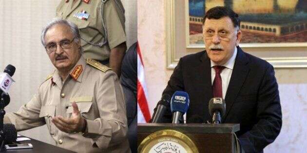Qui sont Fayez al-Sarraj et le maréchal Haftar, ennemis libyens, que Macron va tenter de réconcilier?