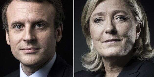 Emmanuel Macron et Marine Le Pen.