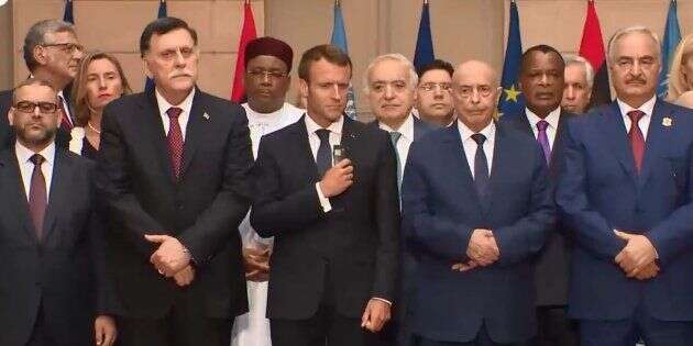 Libye: Macron met d'accord les dirigeants rivaux du pays pour des élections en décembre 2018