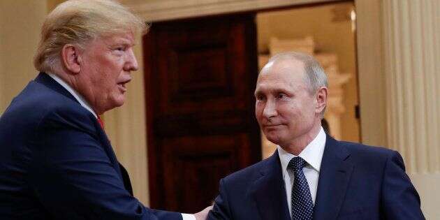 Les présidents américain et russe, Donald Trump et Vladimir Poutine.