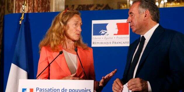 Nicole Belloubet a pris la place de François Bayrou au ministère de la Justice.