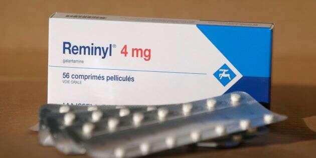 Une boîte de Reminyl, médicament anti-Alzheimer.