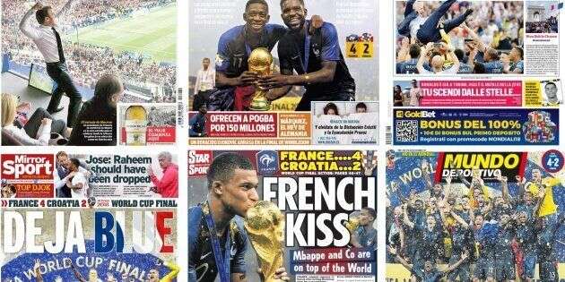 La France championne du Monde: concours de jeux de mots dans la presse étrangère après la victoire des Bleus.