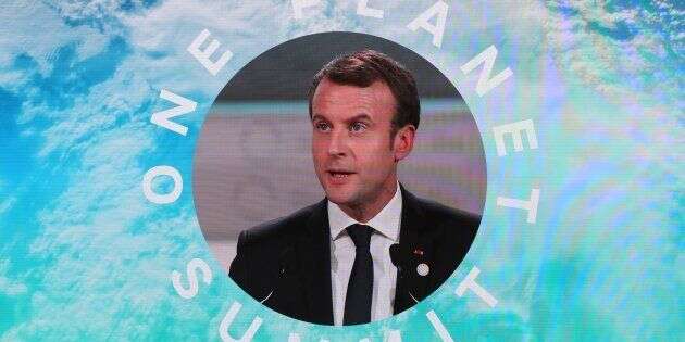 Une réponse aux gilets jaunes? Macron (ici au One Planet Summit en décembre 2017) va lancer un Haut conseil pour le climat
