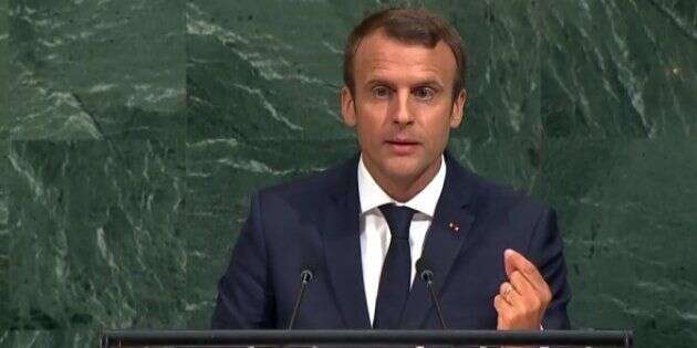 A l'Onu, Macron promet une initiative contre