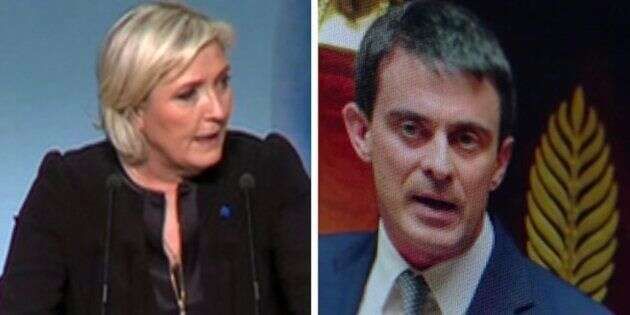 Comment Marine Le Pen a complètement raté sa comparaison sur les sondages commandés pour Manuel Valls