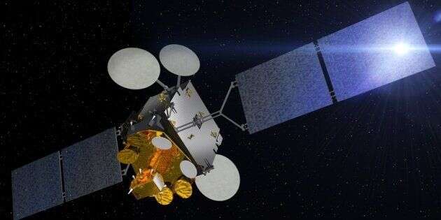 Une image du CNES représentant le satellite franco-italien Athena-Fidus